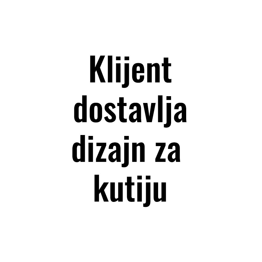Klijent dostavlja print na kutiji