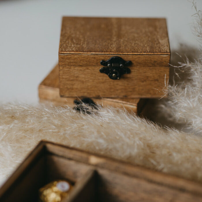 USB Wooden Box Brown